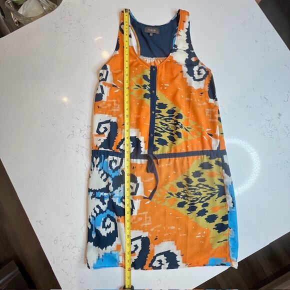 Harper Soul Revival Blue & Orange Summer Dress Size Small - Picture 11 of 15